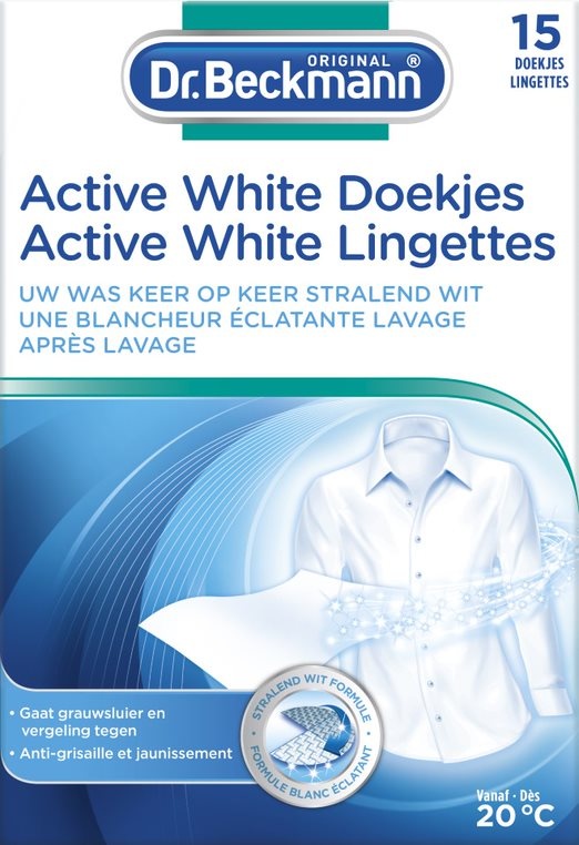 Beckmann Beckmann Doekjes active white (15 st)