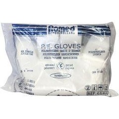 Romed Polyester handschoen ruw (100 st)