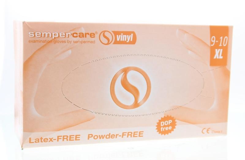 Sempercare Sempercare handschoen vinyl poedervrij XL (90 stuks)