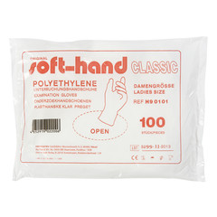 Softhand Onderzoekhandschoen poly dames (100 st)