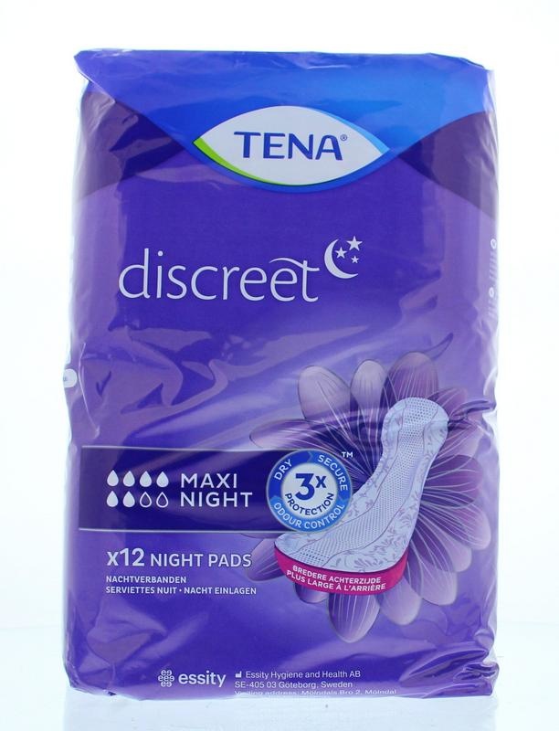 Tena Tena Lady discreet maxi night (12 st)