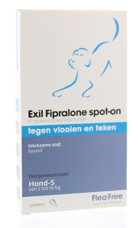 Exil Exil Fipralone spot on hond small (3 st)