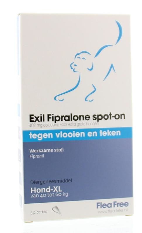 Exil Exil Fipralone spot on hond X large (3 st)