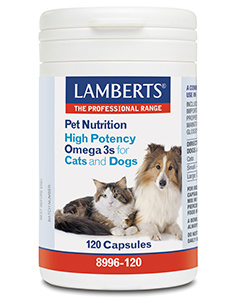 Lamberts Lamberts Omega 3 voor dieren hond en kat (120 caps)