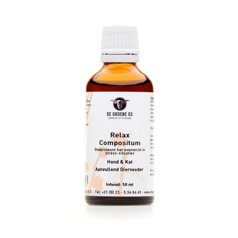 Groene Os Relax compositum hond/kat (50 Milliliter) Groene Os Relax compositum hond/kat (50 Milliliter)
