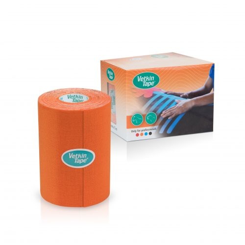 Vetkintape Vetkintape Orange 10 cm x 5 m rol (1 st)