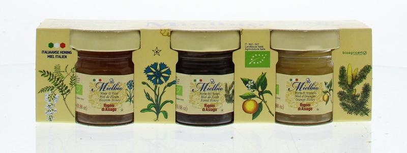 Mielbio Honing mix 25 gram bio (3 stuks)
