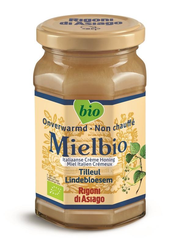 Mielbio Lindebloesem creme honing bio (300 gram)