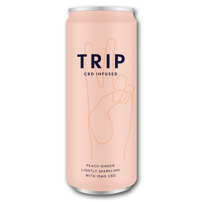 Trip Trip CBD Infused peach ginger (250 ml)