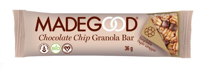 Made Good Made Good Granola bar chocolate chip bio (36 gr)
