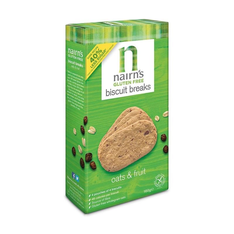 Nairns Nairns Biscuit breaks oats & fruit (160 gr)