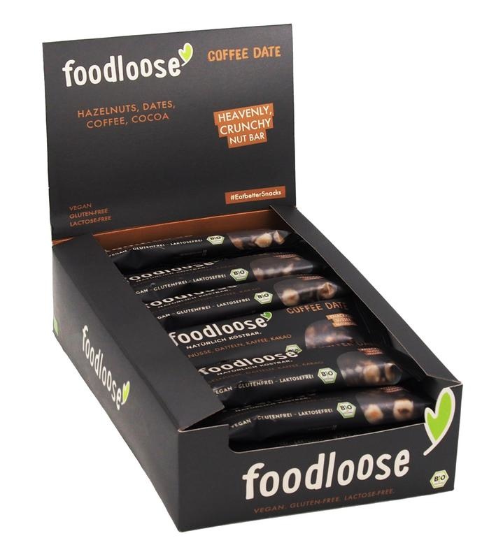 Foodloose Foodloose Coffee date verkoopdoos 24 x 35 gr bio (24 st)