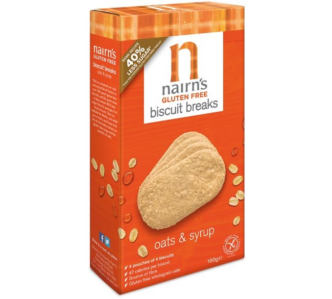 Nairns Nairns Biscuit breaks oats & syrup (160 gr)