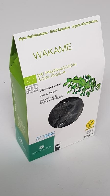 Porto Muinos Porto Muinos Wakame vlokken bio (25 gr)