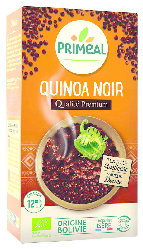 Primeal Quinoa real zwart bio (500 gram)