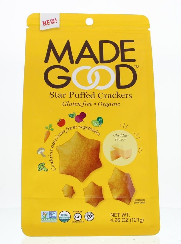 Made Good Made Good Crackers cheddar bio (121 gr)