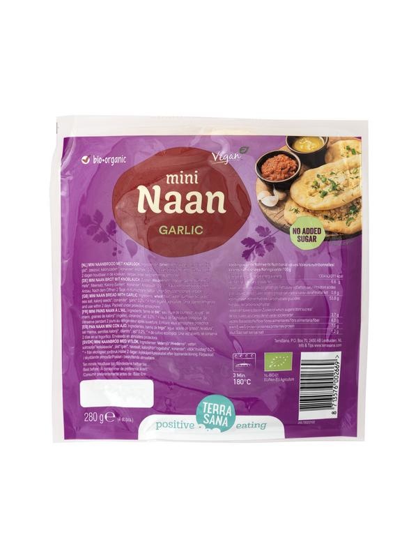 Terrasana Terrasana Mini-naan knoflook bio (280 gr)