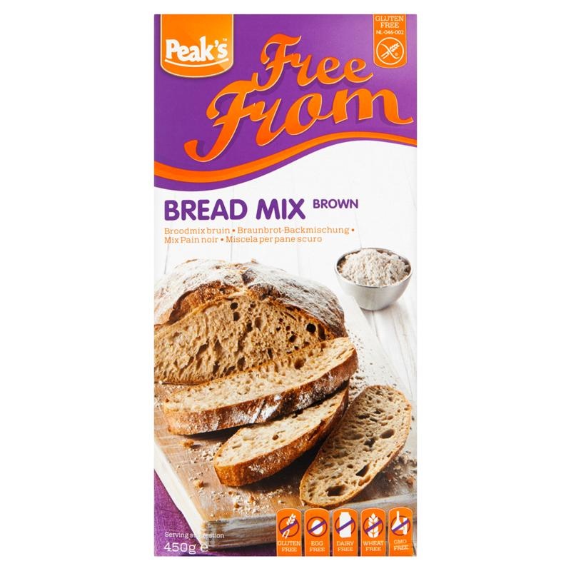 Peak's Peak's Broodmix bruin glutenvrij (450 gr)