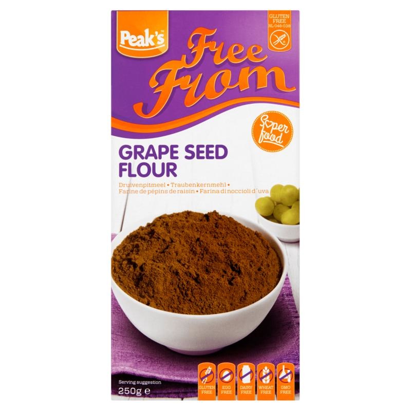 Peak's Peak's Druivenpitmeel glutenvrij (250 gr)