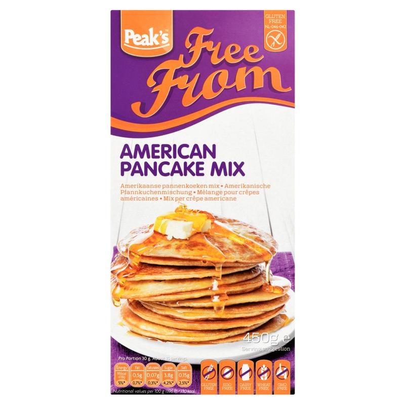 Peak's Peak's American pancake mix glutenvrij (450 gr)