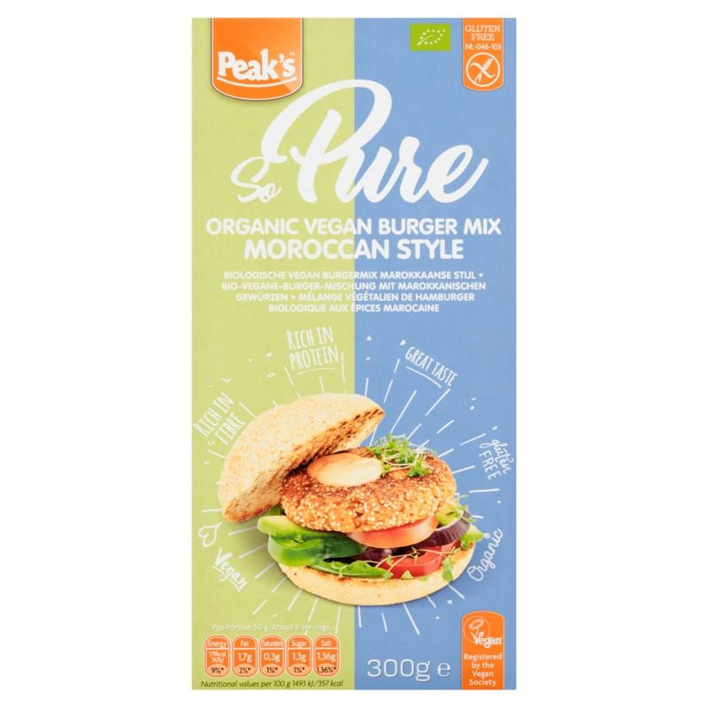 Peak's Peak's So pure burgermix Moroccan glutenvrij (300 gr)