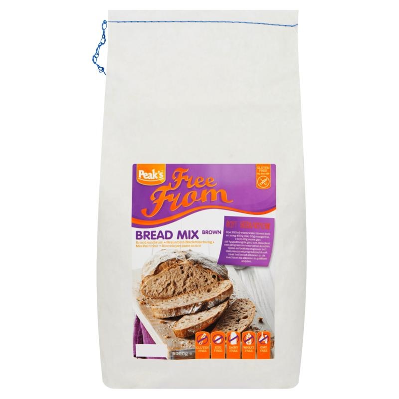 Peak's Peak's Broodmix bruin glutenvrij (5 Kilogr)