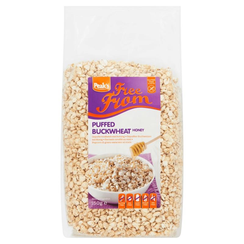 Peak's Peak's Gepofte boekweit met honing glutenvrij (150 gr)