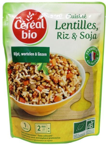 Cereal Bio Linzen rijst soja bio (250 gram)