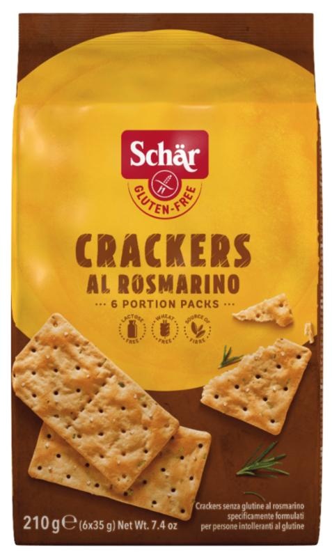 Dr Schar Dr Schar Crackers rozemarijn (210 gr)