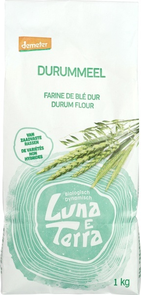 Luna E terra Durummeel wit demeter bio (1 kilogram)