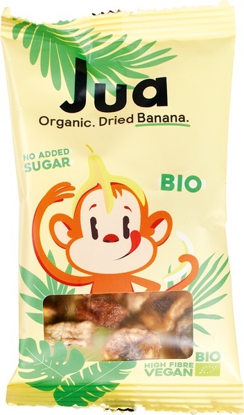 JUA JUA Gedrooge bananen bio (25 gr)