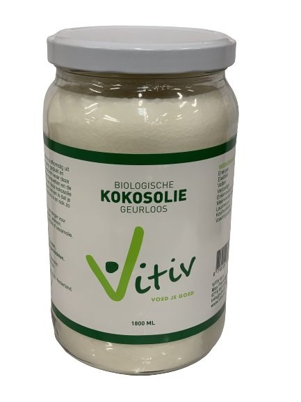 Vitiv Vitiv Kokosolie geurloos bio (1800 ml)
