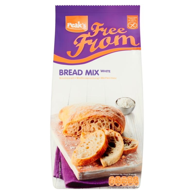 Peak&apos;s Broodmix wit glutenvrij (900 gram)
