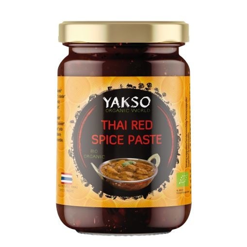 Yakso Thai red curry paste (bumbu bali) bio (100 gram)