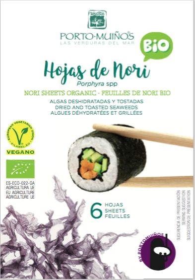 Porto Muinos Porto Muinos Nori sushi vellen bio (15 gr)