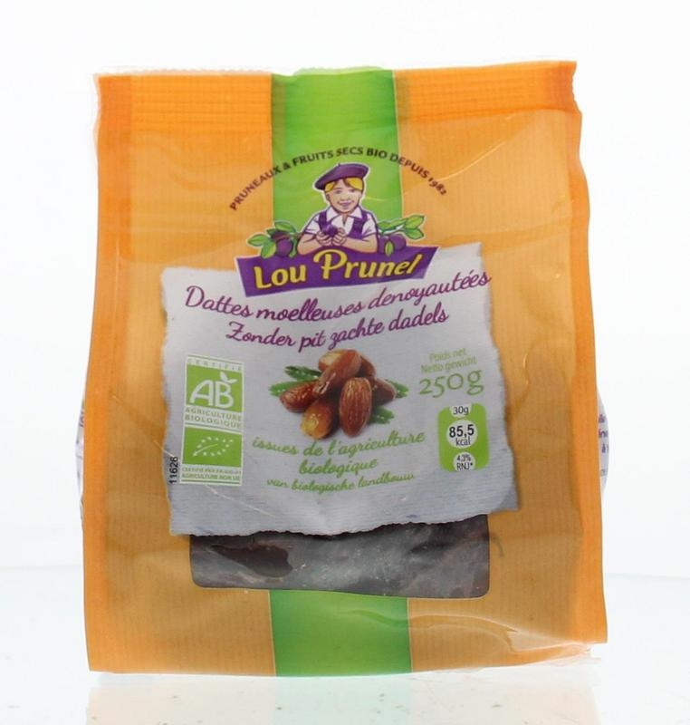 Lou Prunel Lou Prunel Dadels zacht zonder pit bio (250 gr)