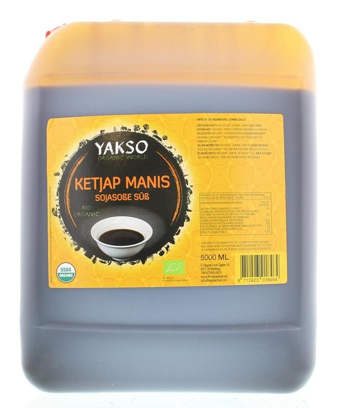 Yakso Yakso Ketjap manis bio (5 ltr)