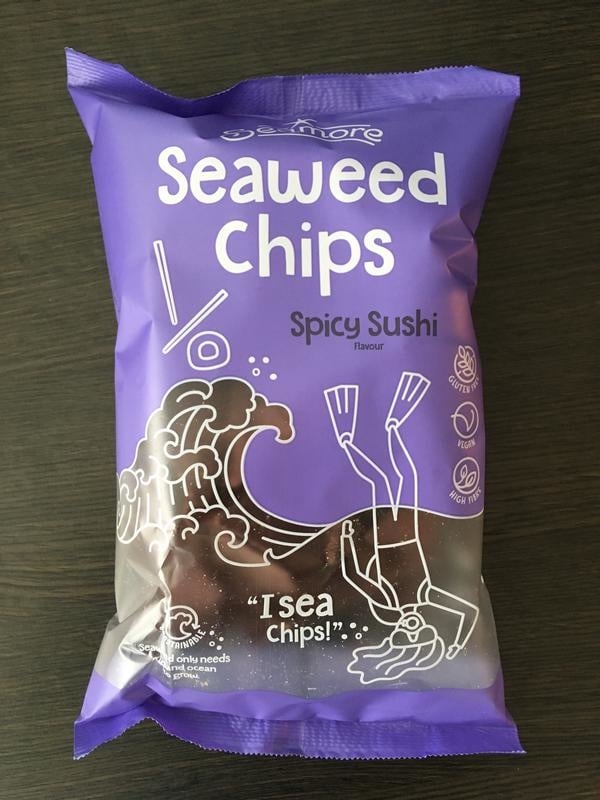 Seamore Zeewier tortilla chips spicey sushi (135 gram)
