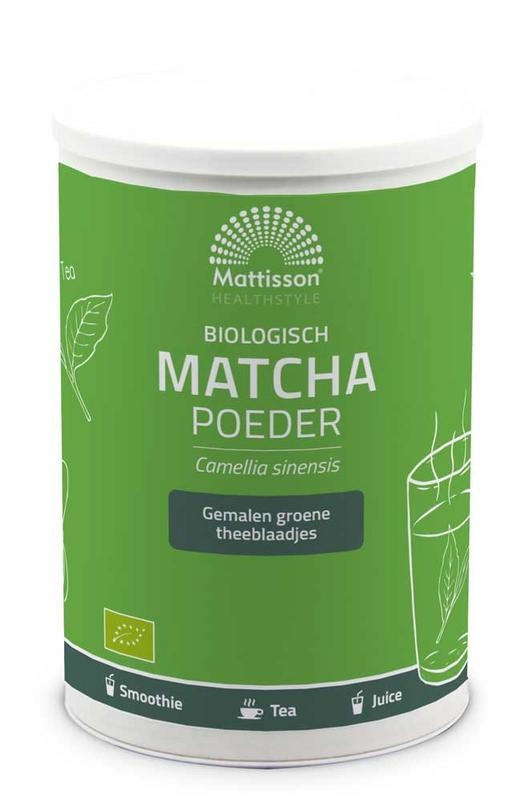 Mattisson Matcha poeder bio (350 gram) Mattisson Matcha poeder bio (350 gram)