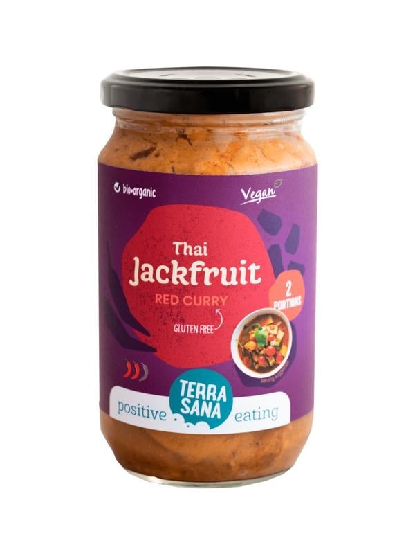 Terrasana Thaise rode curry jackfruit (300 gram)