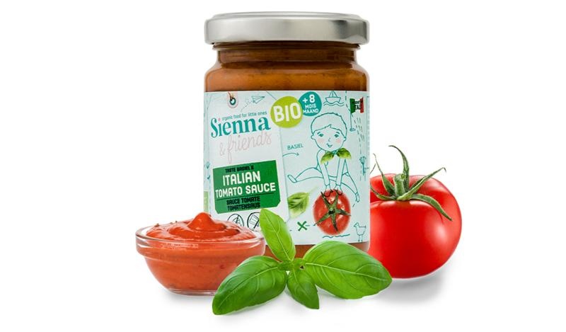 Sienna & Friends Sienna & Friends Italiaanse tomatensaus bio (130 gr)