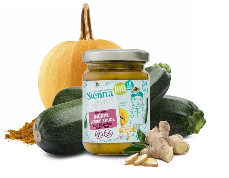 Sienna & Friends Indische veggiesaus bio (130 gram)