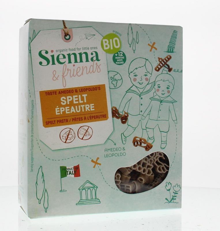 Sienna & Friends Sienna & Friends Semi-volkoren spelt pasta bio (250 gr)