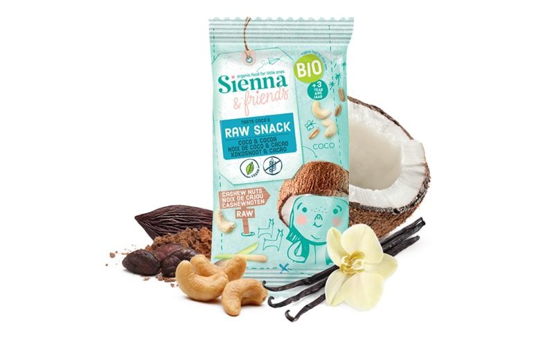 Sienna & Friends Sienna & Friends Raw snack kokosnoot & cacao bio (20 gr)