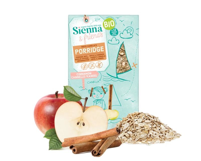 Sienna & Friends Sienna & Friends Havermoutpap appel & kaneel bio (200 gr)