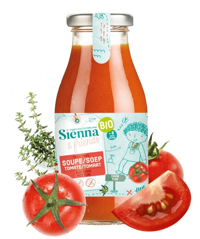 Sienna & Friends Tomatensoep met tijm bio (260 ml)