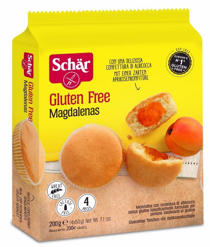 Dr Schar Dr Schar Magdalenas cake met jam (200 gr)