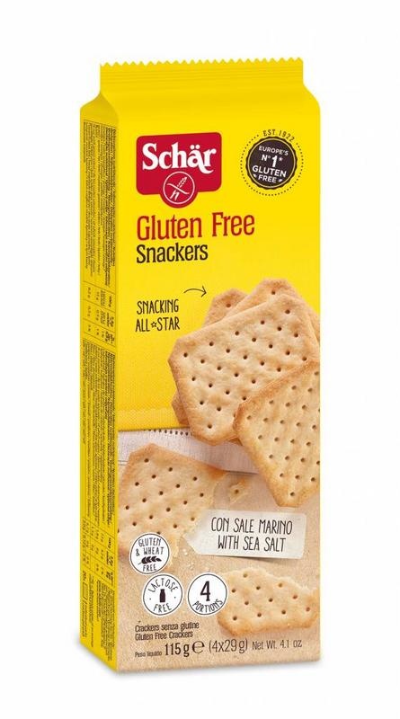 Dr Schar Dr Schar Snackers hartige koek (115 gr)