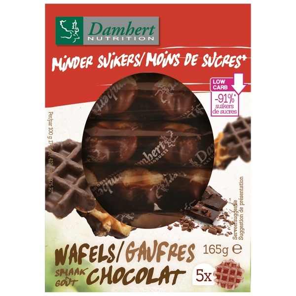 Damhert Damhert Wafel chocoladesmaak (165 gr)