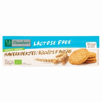 Damhert Damhert Haverkoekjes lactosevrij bio (110 gr)